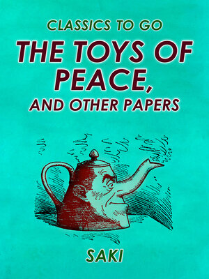 cover image of The Toys of Peace, and Other Papers